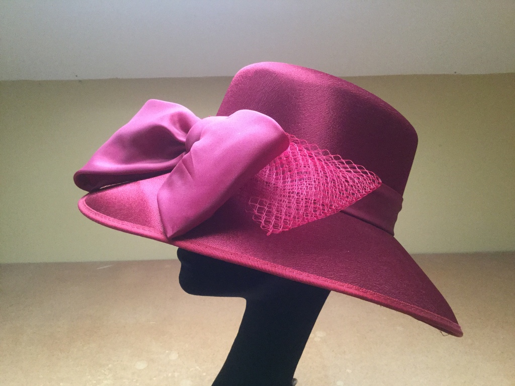 Burgundy Polyester - Romsey